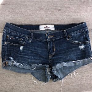 Hollister Dark wash Jean Shorts